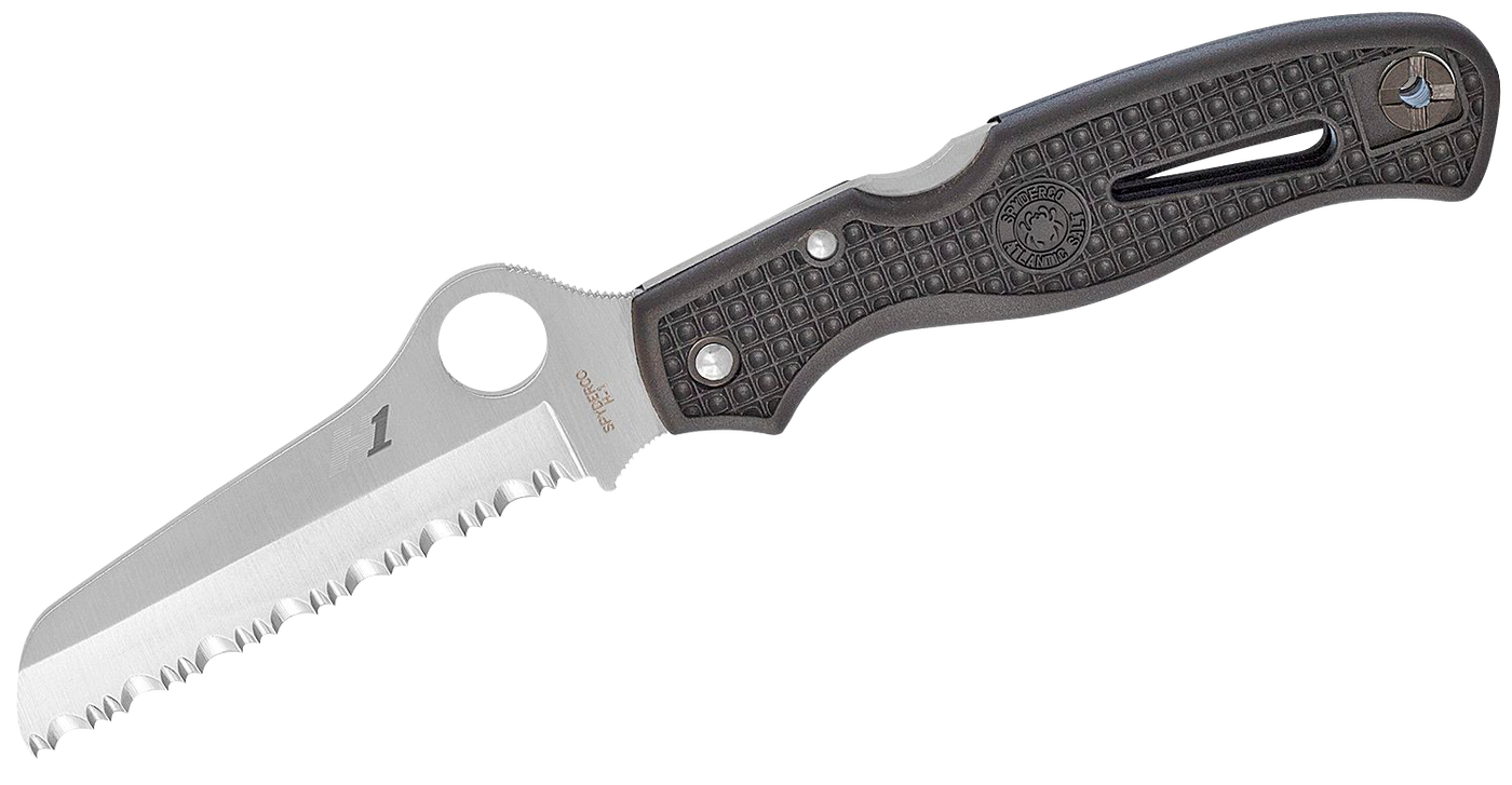 Spyderco Atlantic Salt, Spy C89sbk         Atlantic Salt Ser      3.69 Blk