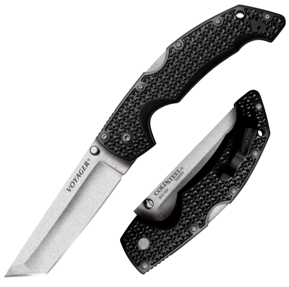 Cold Steel Voyager, Cold Cs-29at     Voyager Lg Tanto Point Plain