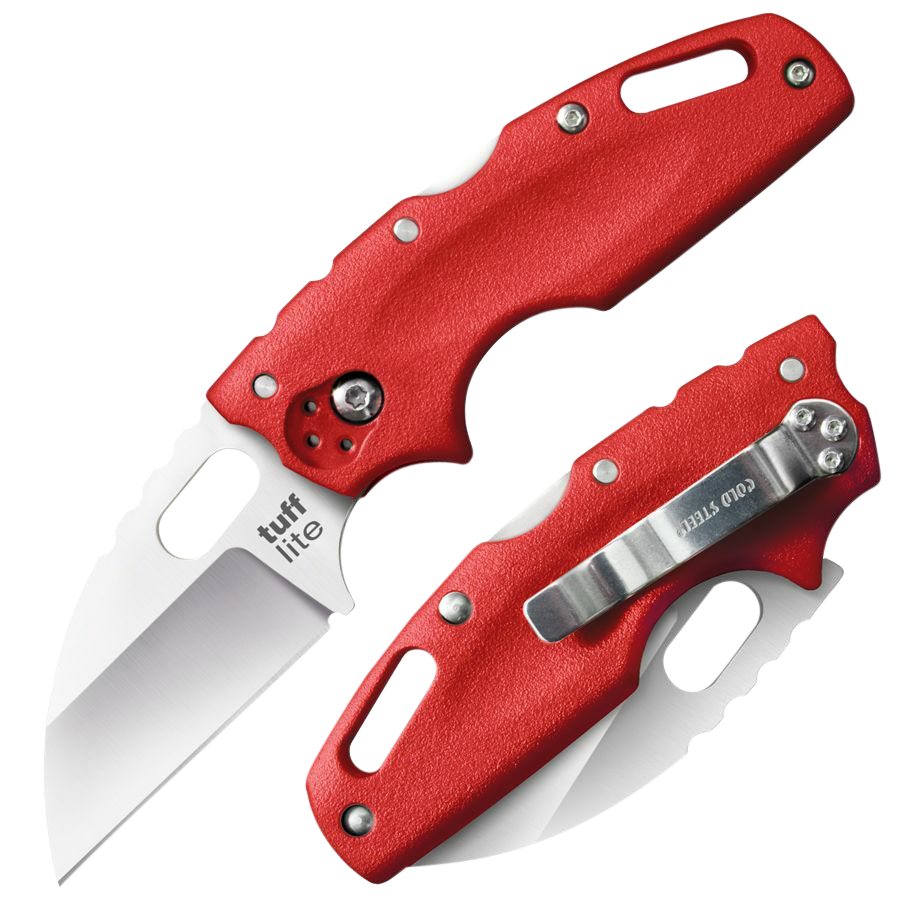 Cold Steel Tuff Lite, Cold Cs-20ltr    Tuff Lite Plain Edge  Red