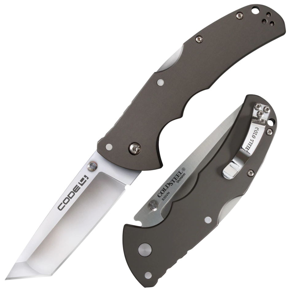 Cold Steel Code 4, Cold Cs-58pt     Code-4 Tanto Point S35vn