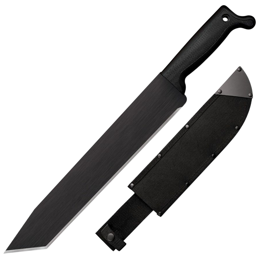 Cold Steel Tanto Machete 13" - Black Blade W/cor-ex Sheath