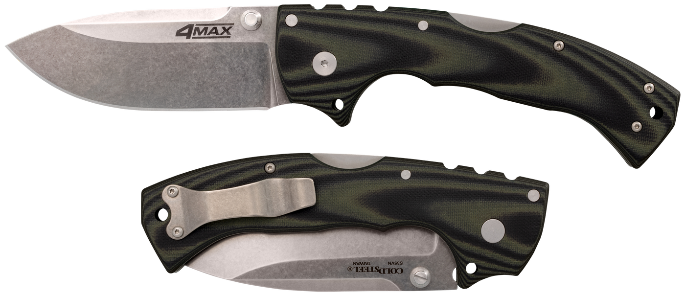 Cold Steel 4-max, Cold Cs-62rma           4max Elt  4"   G10 Hndl