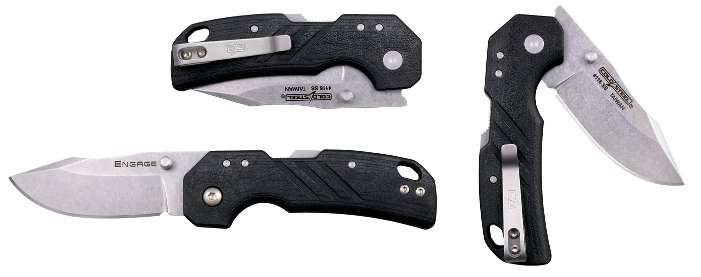 Cold Steel Engage, Cold Cs-fl-25dplc     Engage 2.5"gfn Hndl Atls Lck