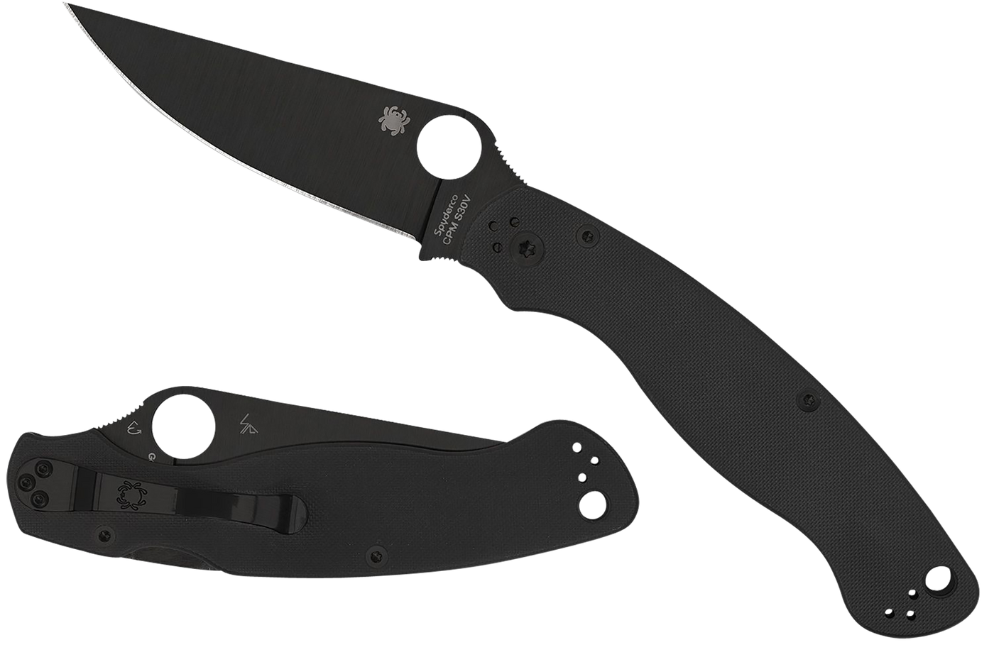 Spyderco Military 2, Spy C36gpbk2       Military 2 Black G-10 Reveal 13