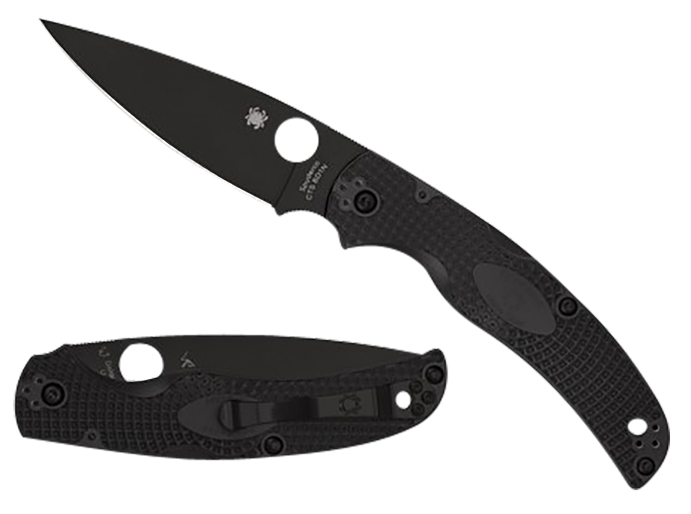 Spyderco Native Chief, Spy C244pbbk       Native Chief Blk Lightwght