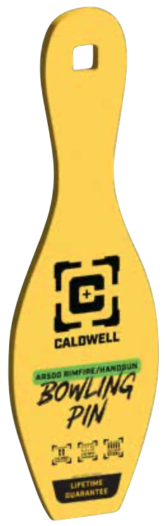 Caldwell Ar500 Rimfire Bowling - Pin Target 1/4" Yellow