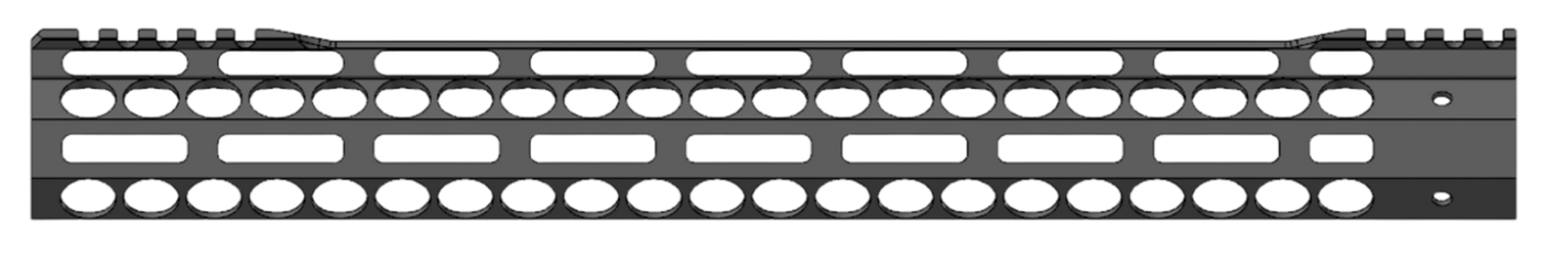 Bowden Tactical Air-rail Standard 15" Fft, Bowden J13760-15    Air-rail Std  15" Fft