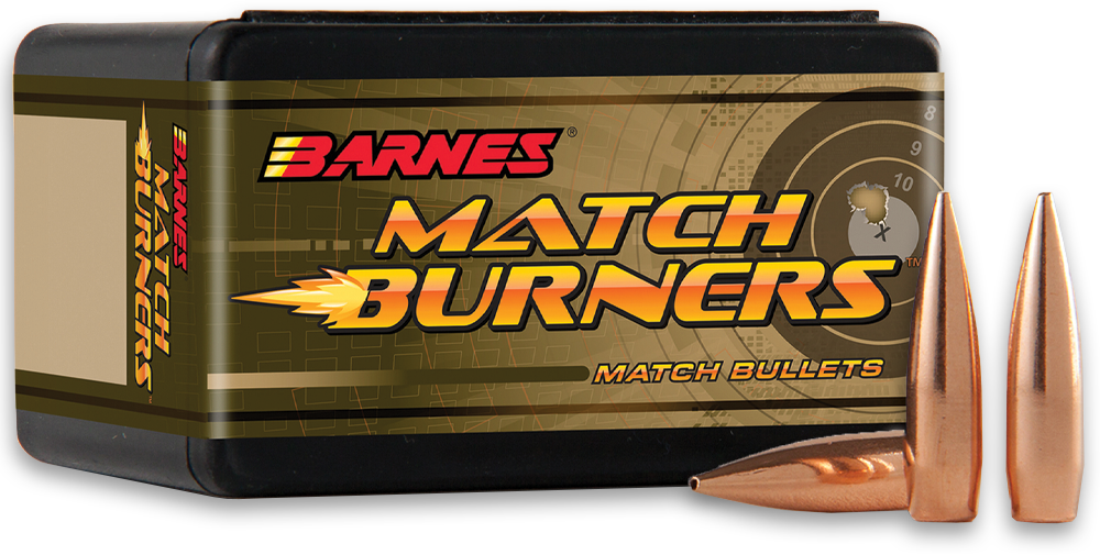 Barnes Bullets Match Burners, Brns 32050 .224     22cal      77gr Mb Bt  100/10