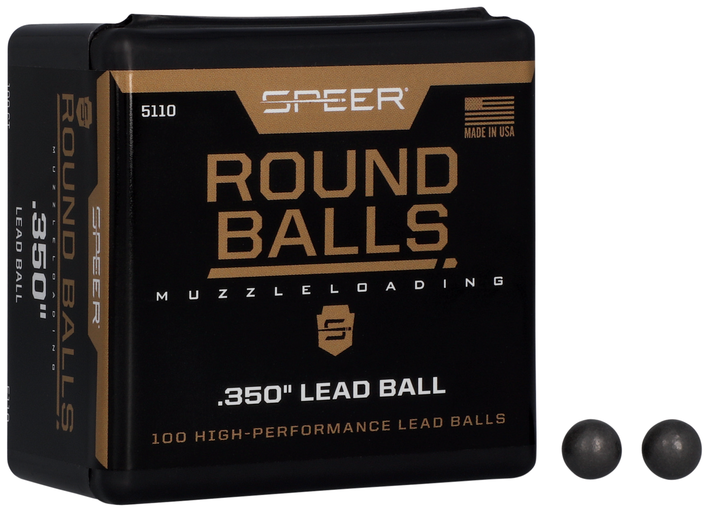 Speer Ammo Lead Balls, Speer 5110      Round Balls .350             100/5