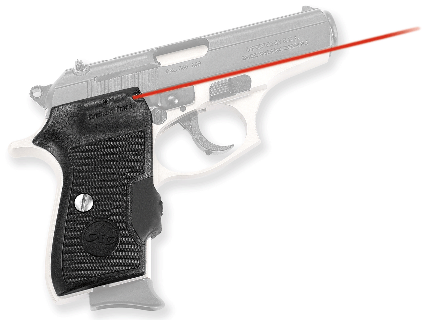 Crimson Trace Lg-442 Lasergrips, Crim 0124401    Lg442 Lasergrips Bersa Thnd/fstm