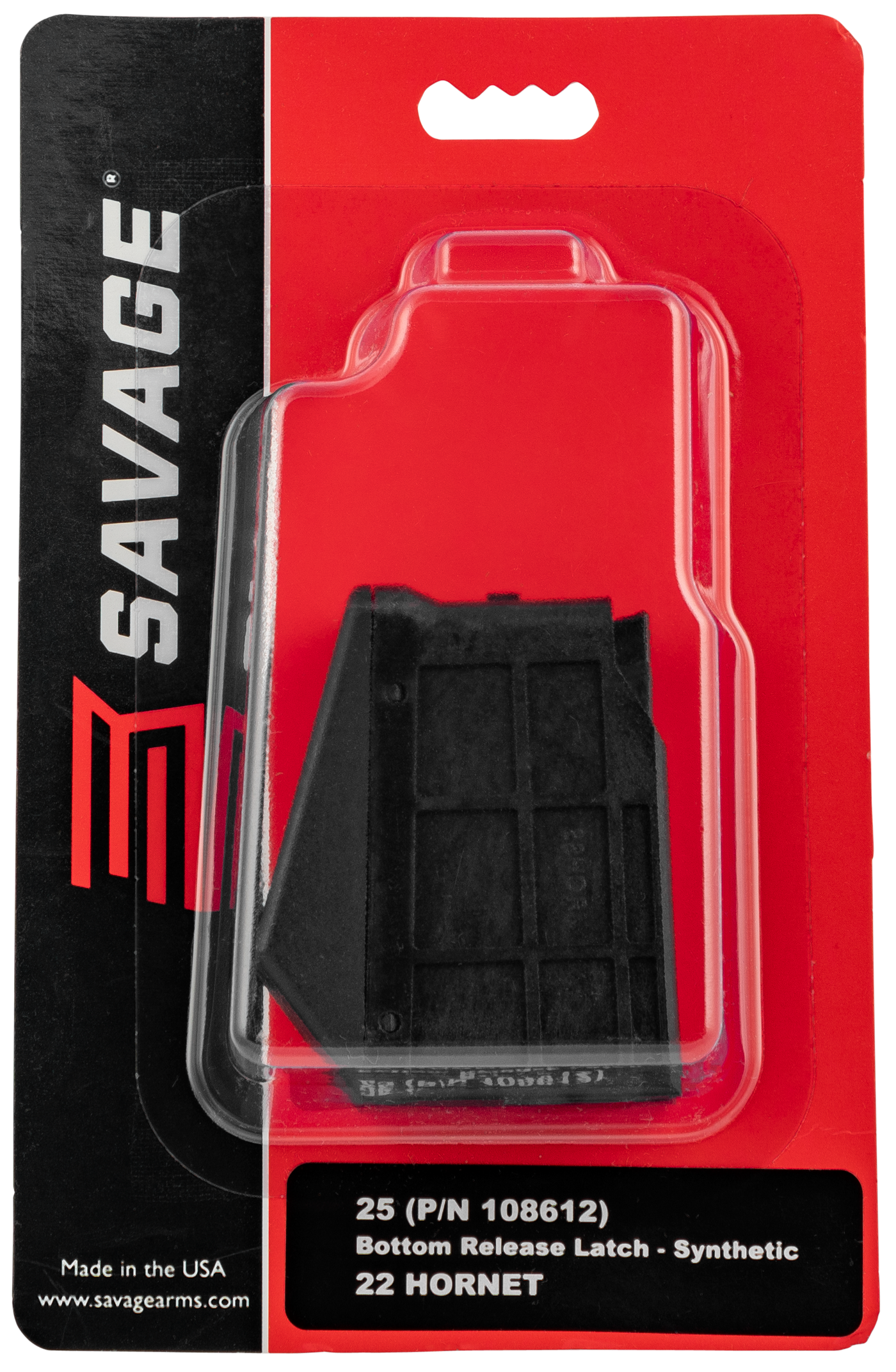 Savage Magazine Model 25 - .22hornet 4rd Synthetic Matte