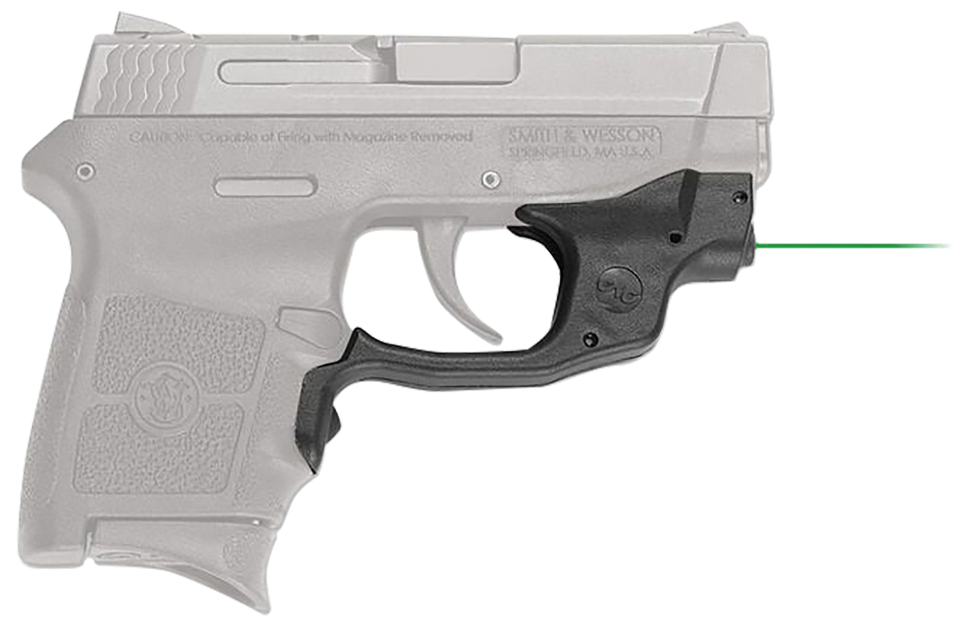 Crimson Trace Lg-454g Green Laserguard, Crim 0143901    Lg454g Laserguard Sw Bgrd380 Grn