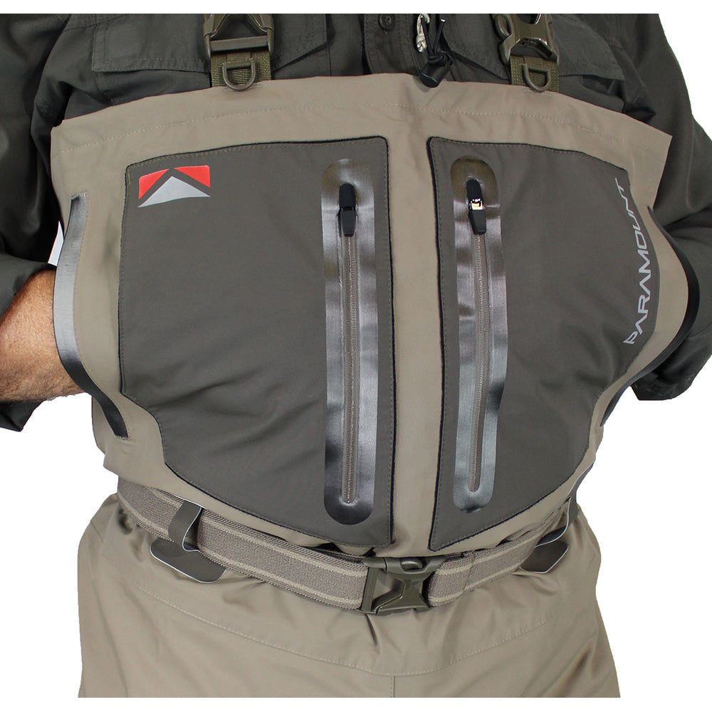 Paramount Outdoors WHETSTONE Breathable Split Pocket Fly Fishing Wader