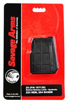 Savage Magazine 25 .222/.223/ - .204 4rd Syn Matte