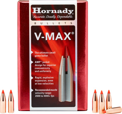 Hornady Bullets 5.45 Cal .2215 - 60gr V-max 100ct 40bx/cs