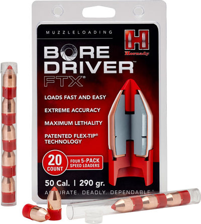 Hornady .50cal Bore Driver - 3499 290gr. Ftx 20ct 10bx/cs