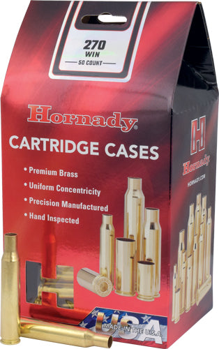 Hornady Unprimed Brass 270 Win. 50 Pk.