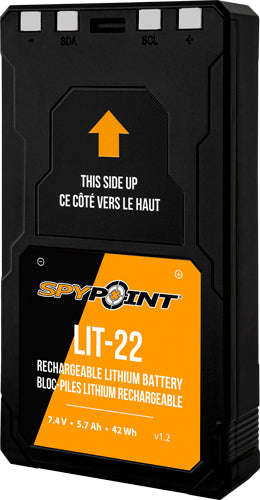 Spypoint Lit 22 Rechargeable Lithium Battery Fits Flex, Flex G-36, Flex Solar