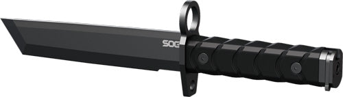 Sog Knife Boyonet 7" Tanto - Blade Black/black W/sheath