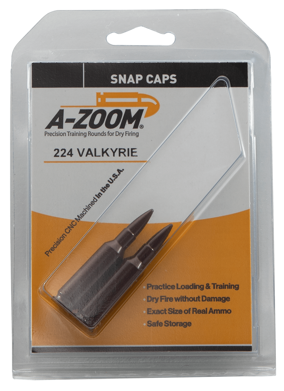 A-Zoom A-zoom Metal Snap Cap - .224 Valkyrie 2-pack! Ammo