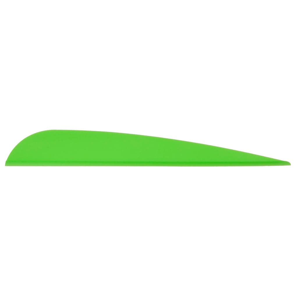 Aae Aae Elite Plastifletch Vanes Bright Green 3.875 In. 100pk. Fletching Tools and Materials