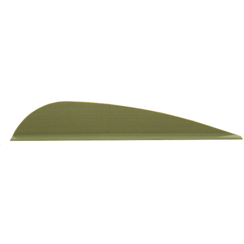 Aae Aae Elite Plastifletch Vanes Od Green 2.375 In. 100 Pk. Fletching Tools and Materials