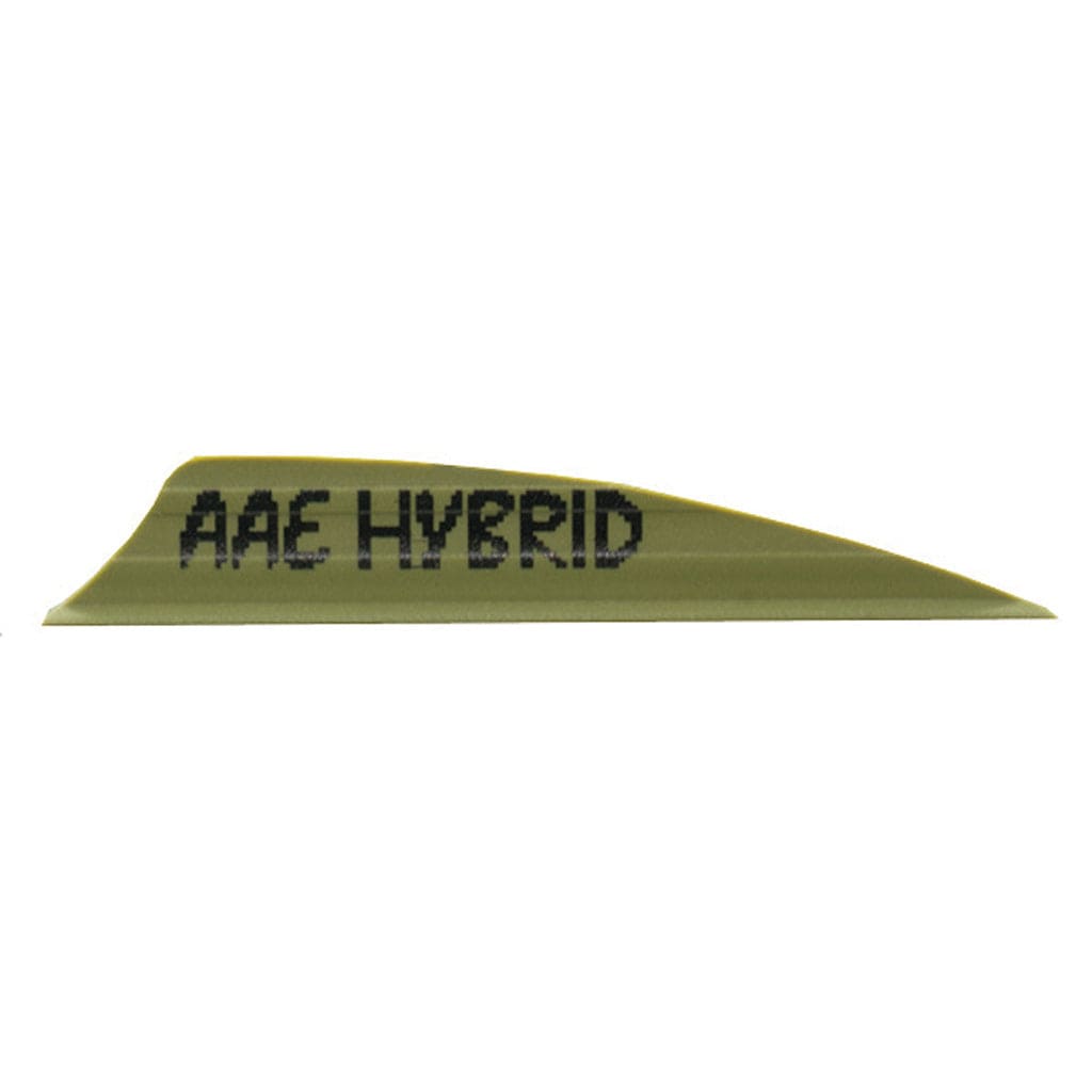 Aae Aae Hybrid 1.85 Vanes Od Green 1.85 In. 100 Pk. Fletching Tools and Materials