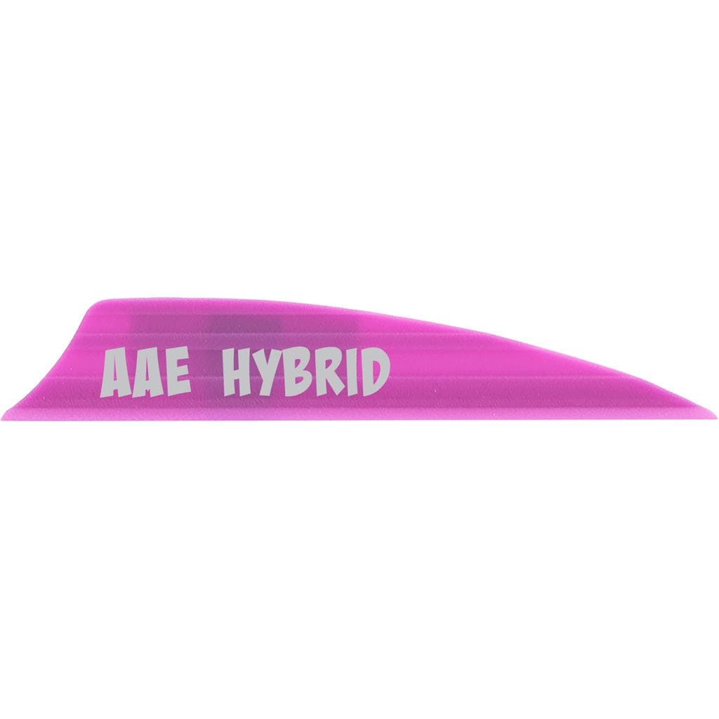 Aae Aae Hybrid 1.85 Vanes Purple 1.85 In. Shield Cut 100 Pk. Fletching Tools and Materials