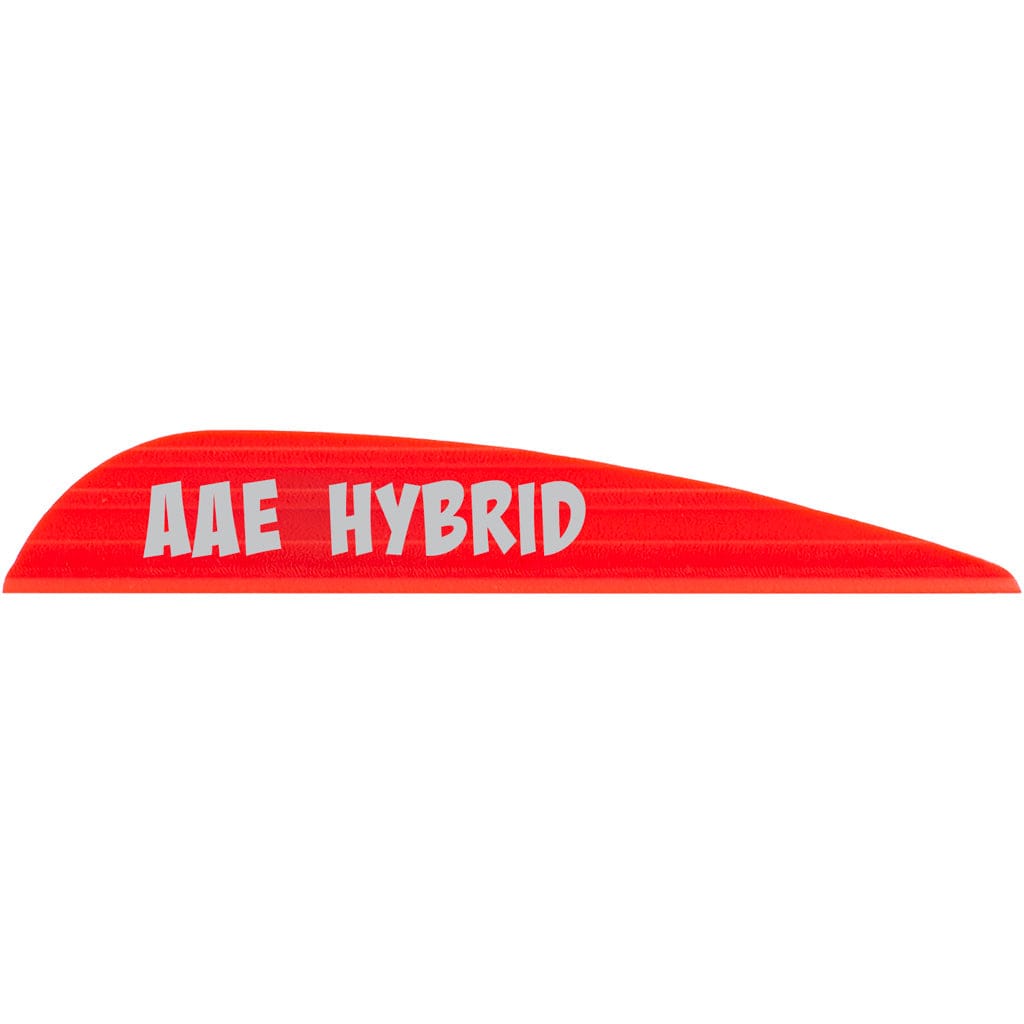 Aae Aae Hybrid 23 Vanes Red 2.3 In. 100 Pk. Fletching Tools and Materials