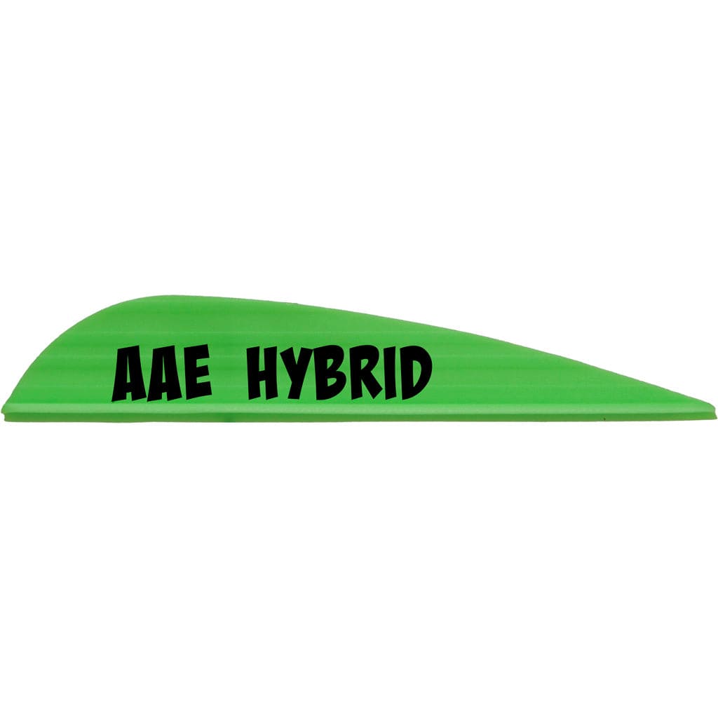 Aae Aae Hybrid 26 Vanes Bright Green 2.7 In. 100 Pk. Fletching Tools and Materials