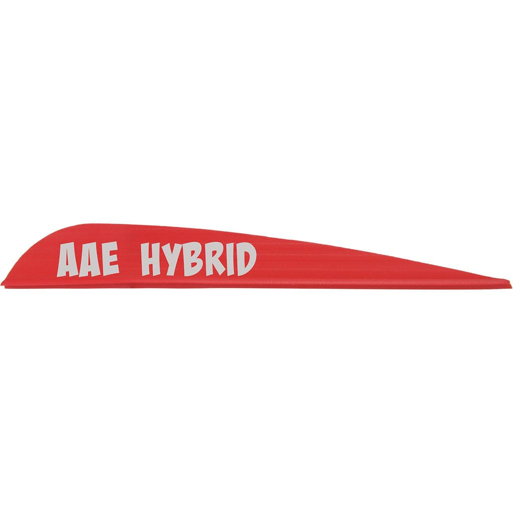 Aae Aae Hybrid 40 Vanes Red 3.8 In. 100 Pk. Fletching Tools and Materials