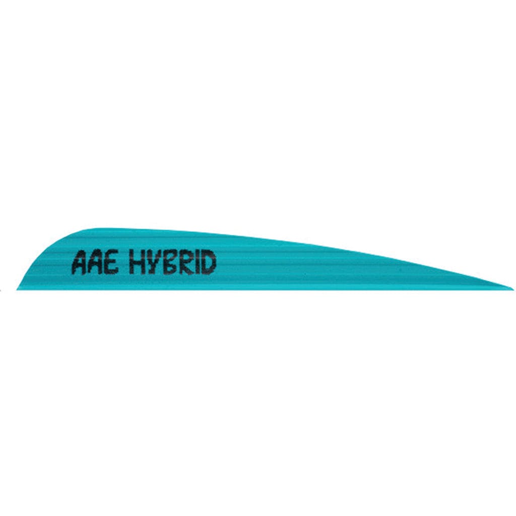 Aae Aae Hybrid 40 Vanes Teal 3.8 In. 100 Pk. Fletching Tools and Materials