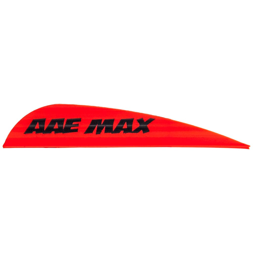 Aae Aae Max Stealth Vanes Fire Orange 2.6 In.100 Pk. Fletching Tools and Materials