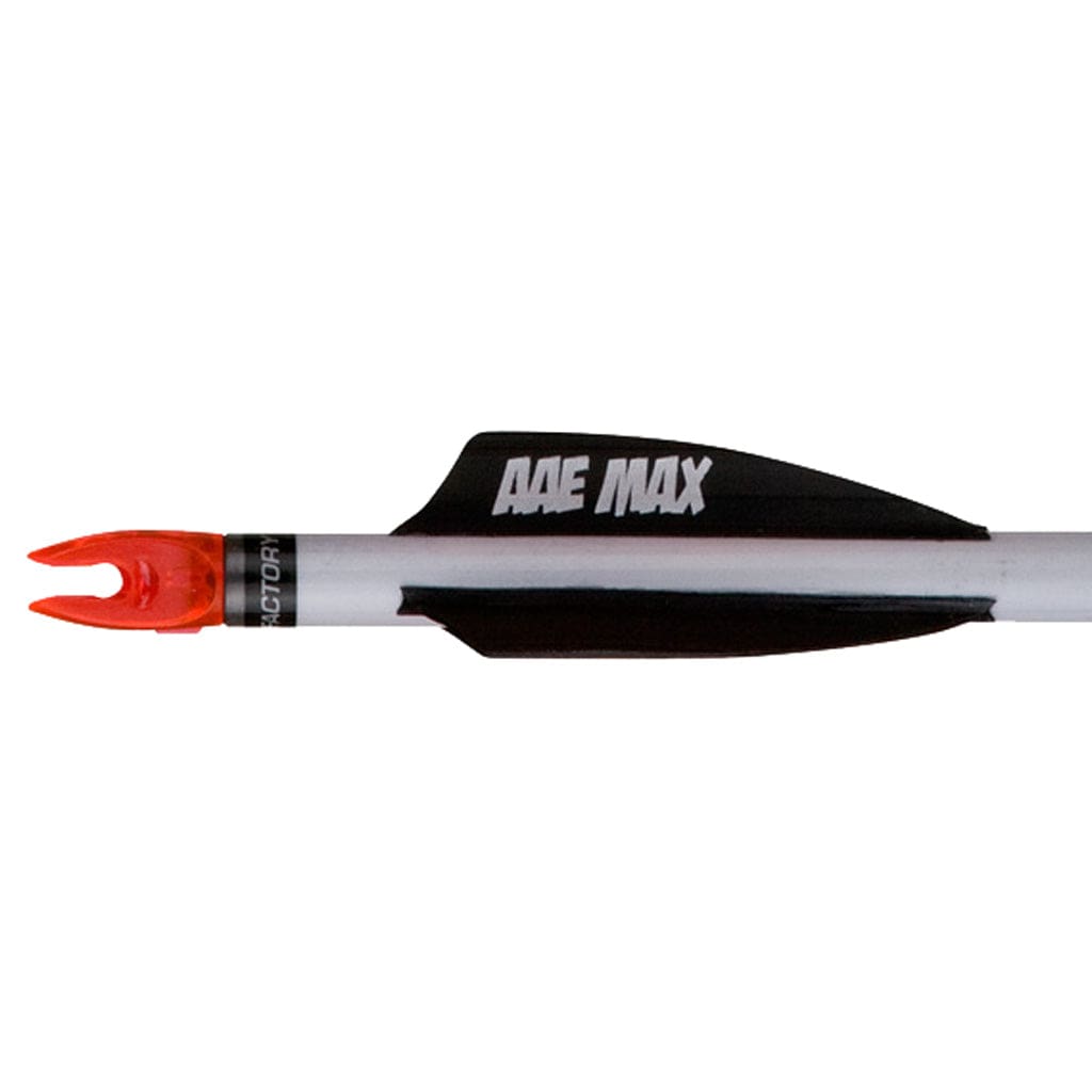 Aae Aae Plastifletch Max Vanes Black 2 In. Shield 100 Pk. Fletching Tools and Materials