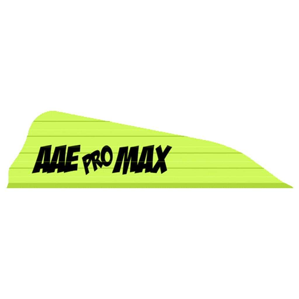 Aae Aae Pro Max Vanes Yellow 1.7 In. 100 Pk. Fletching Tools and Materials