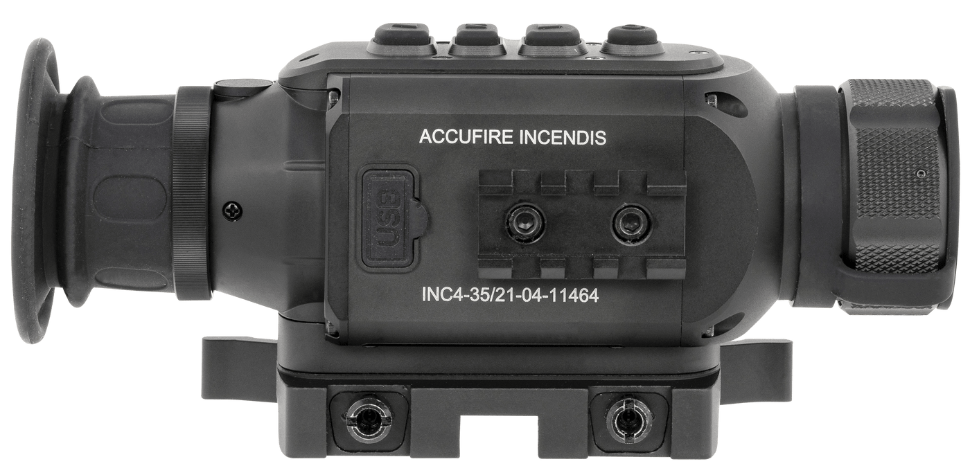 ACCUFIRE TECHNOLOGY INC Accufire Tech Scope Incendis - 4x Thermal Monocular Qd Black Optics