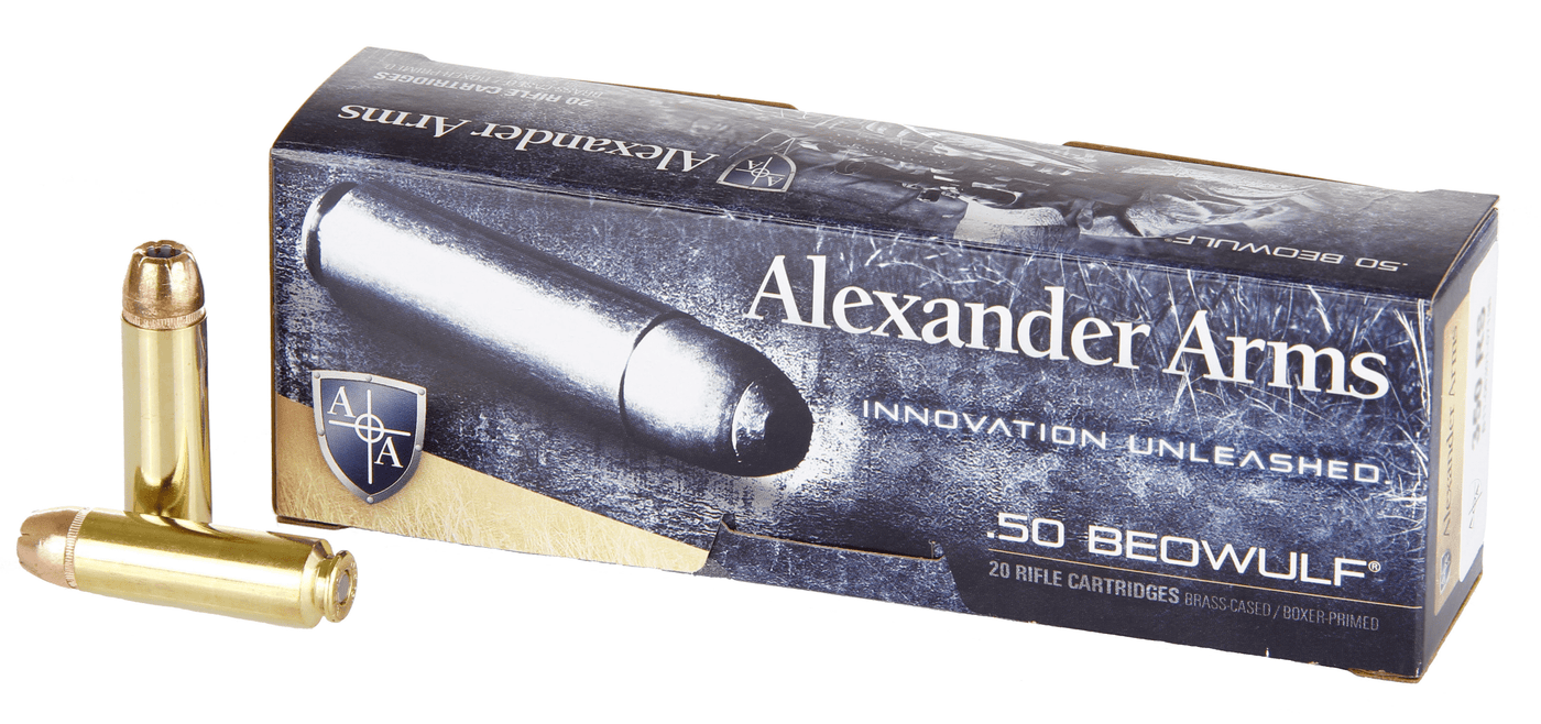 Alexander Arms Alexander 50 Beowulf 350gr Xtp - 20rd 10bx/cs Jhp Ammo