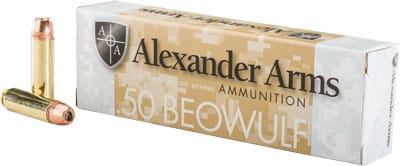 Alexander Arms Alexander 50 Beowulf 350gr Xtp - 20rd 10bx/cs Jhp Ammo