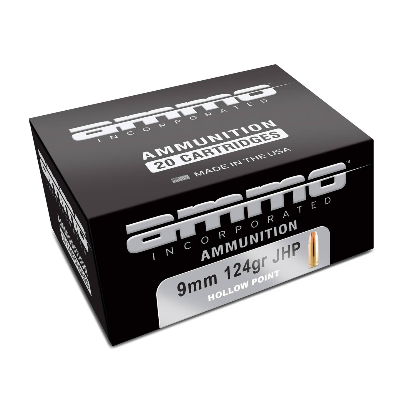 AMMO INCORPORATED Ammo Inc 9mm 124gr Xtp Jhp 20/200 Ammo