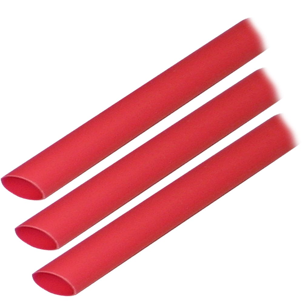 Ancor Ancor Heat Shrink Tubing 3/16" x 3" - Red - 3 Pieces Electrical