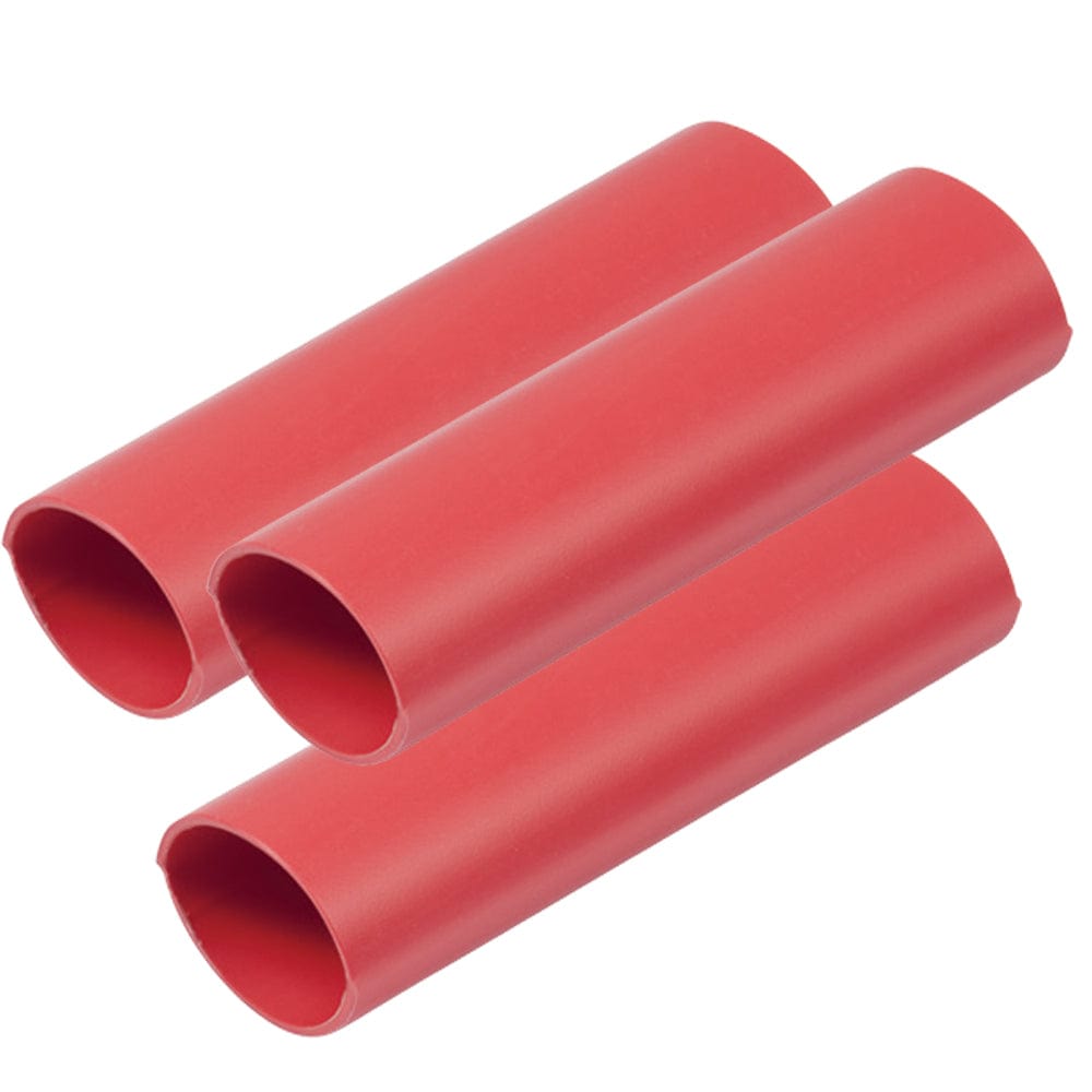 Ancor Ancor Heavy Wall Heat Shrink Tubing - 3/4" x 3" - 3-Pack - Red Electrical