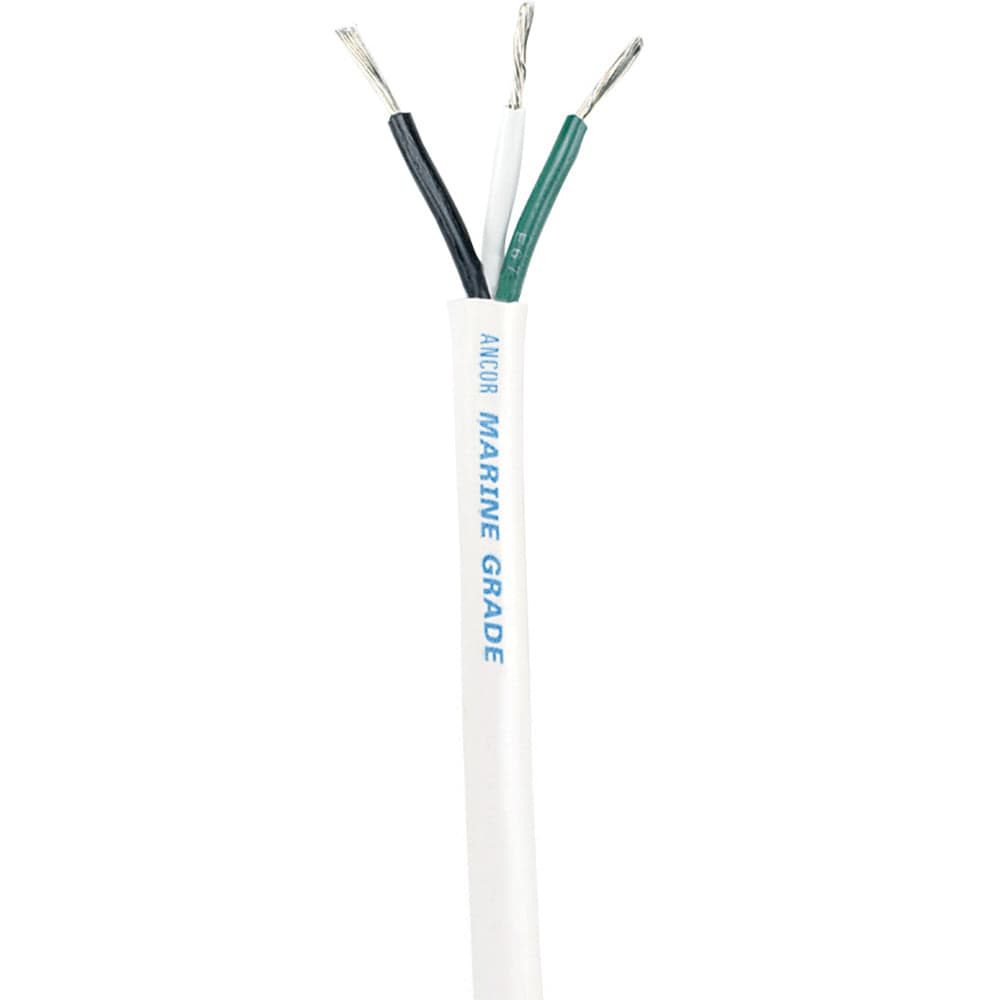 Ancor Ancor White Triplex Cable - 12/3 AWG - Round - 250' Electrical