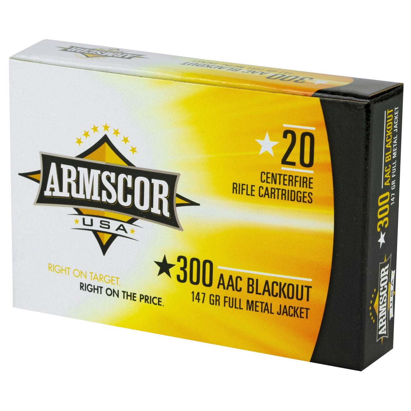 ARMSCOR Armscor 300 Aac 147gr Fmj - 20rd 10bx/cs Ammo