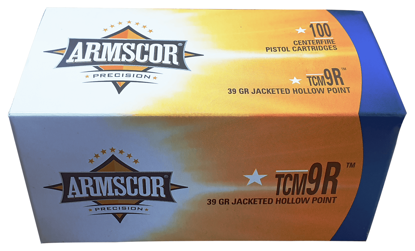 ARMSCOR Armscor Pistol, Arms 50328  Value Pk  22tcm-9r 39jhp*not22* 100/12 Ammo