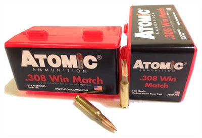 Atomic Atomic 308win Match 168gr Bthp - 50rd 10bx/cs Ammo