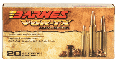 Barnes Bullets Barnes Vor-tx 5.56x45 62gr - 20rd 10bx/cs Tsx Bt Ammo