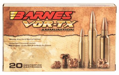 Barnes Bullets Barnes Vor-tx Rifle Ammo 7mm Rem. Mag. 160 Gr. Tsx Bt 20 Rd. Ammo