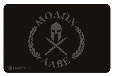 BECK TEK, LLC (TEKMAT) Tekmat Armorers Bench Mat - 11"x17" Molon Labe Flag Gun Care