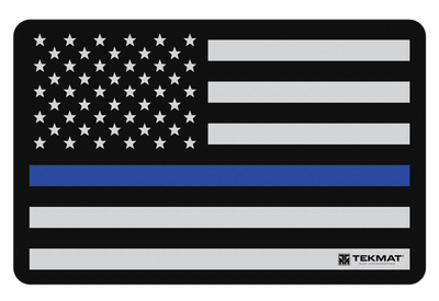 BECK TEK, LLC (TEKMAT) Tekmat Armorers Bench Mat - 11"x17" Police Support Flag Gun Care