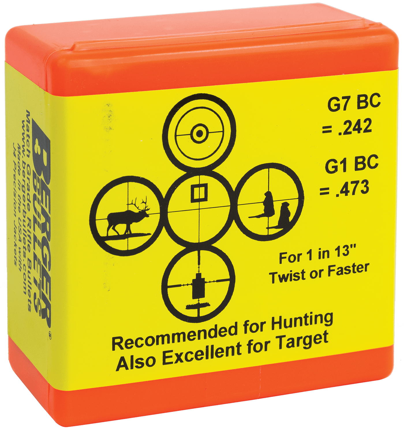 Berger Bullets Berger .308 168g Hunt Vld 100ct Reloading